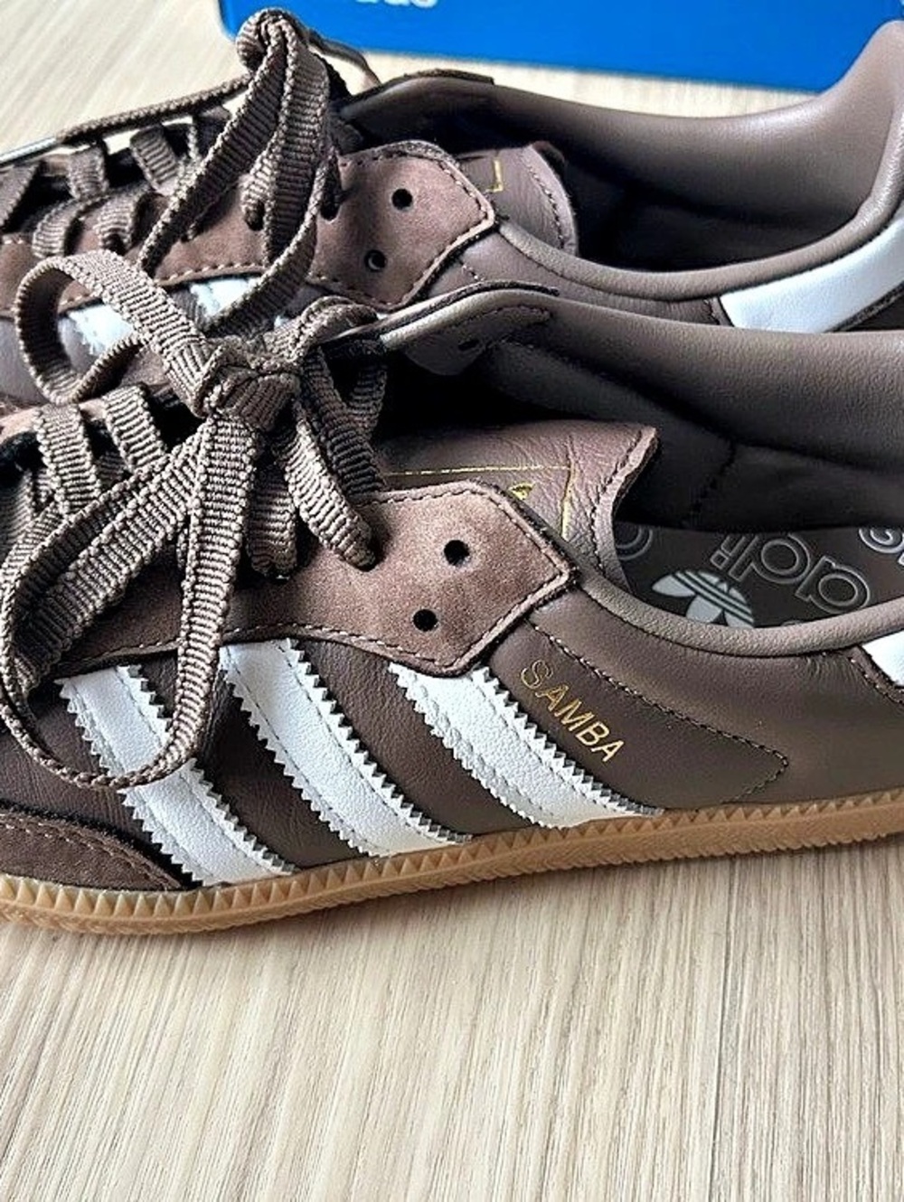 ADIDAS Samba OG W Brown & White US 8 - Picture 3 of 7